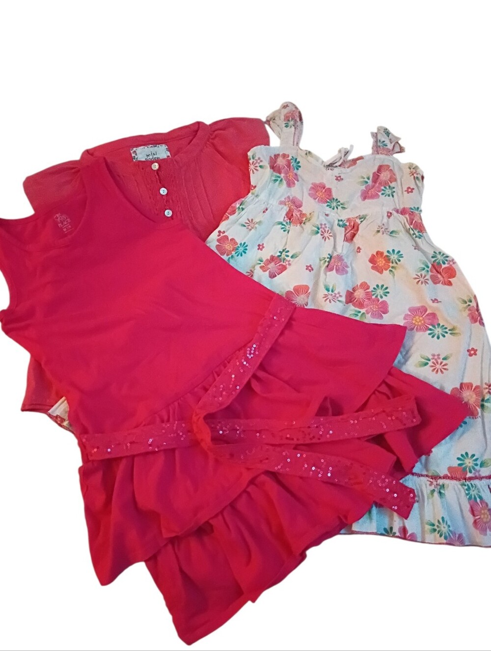 Girls 7-8 Bundle 2 Dresses 1 Shirt CUTE!!!